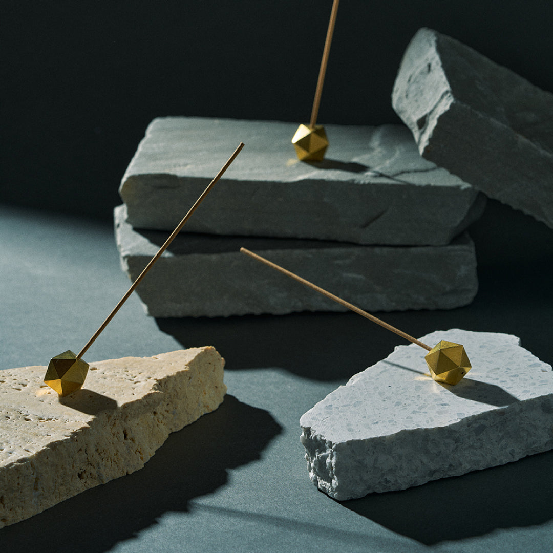 香炉・香皿・香立て - poly incense holder（brass） – ICHIKŌ ICHIE