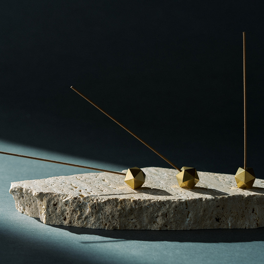 香炉・香皿・香立て - poly incense holder（brass） – ICHIKŌ ICHIE